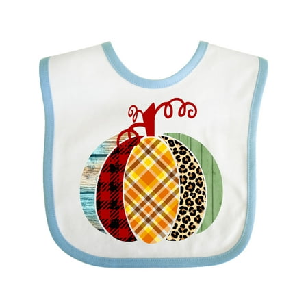 

Inktastic Pretty Patterned Pumpkin Gift Baby Boy or Baby Girl Bib