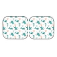thumbnail image 4 of Picia Turtles And Seahorses 2 Piece Car Windshield Sun Shade Foldable | Foldable Sun Shield for Front Window Blocks UV Rays and Keeps Your Vehicle Cool-Small, 4 of 7