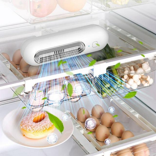 Desodorante para refrigerador Desodorante recargable Eliminador de olores Desodorante electrónico para refrigerador Desodorante