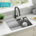 thumbnail image 3 of KRAUS Kore 27" Undermount Workstation 16 Gauge Single Bowl Stainless Steel Kitchen Sink with Accessories, 3 of 8