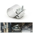 thumbnail image 2 of Universal Adjustable Stainless Steel DIY Exhaust Muffler Connector Sleeve Clamp, 2 of 5