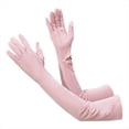thumbnail image 1 of Guantes Largos de Protección Solar UV para Mujer, Brazo con Pantalla Táctil, Guantes para Conducir Al Sol, UPF 50+ para Deportes Al Aire Libre, Ciclismo, Rosa, 1 of 8