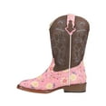 thumbnail image 3 of Roper  Kids Girls Glitter Floral Square Toe    Casual Boots   Mid Calf, 3 of 5