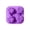 Purple, variant on Puntoco 1PCS Creative Flower Shaped Silicone Ice Cube Tray, Household Freezer Ice Box for Beverage Cooling, Cocktails & Daily Kitchen Use -5.51x5.51x2.55 in