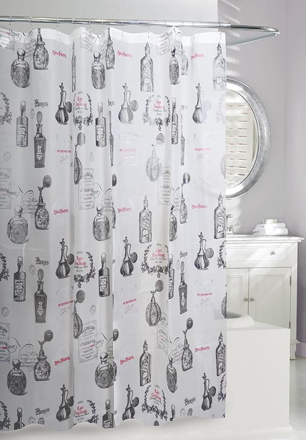 EAU DE COLOGNE PEVA SHOWER CURTAIN