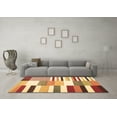 thumbnail image 3 of Ahgly Company Indoor Square Patchwork Brown Transitional Area Rugs, 4' Square, 3 of 4