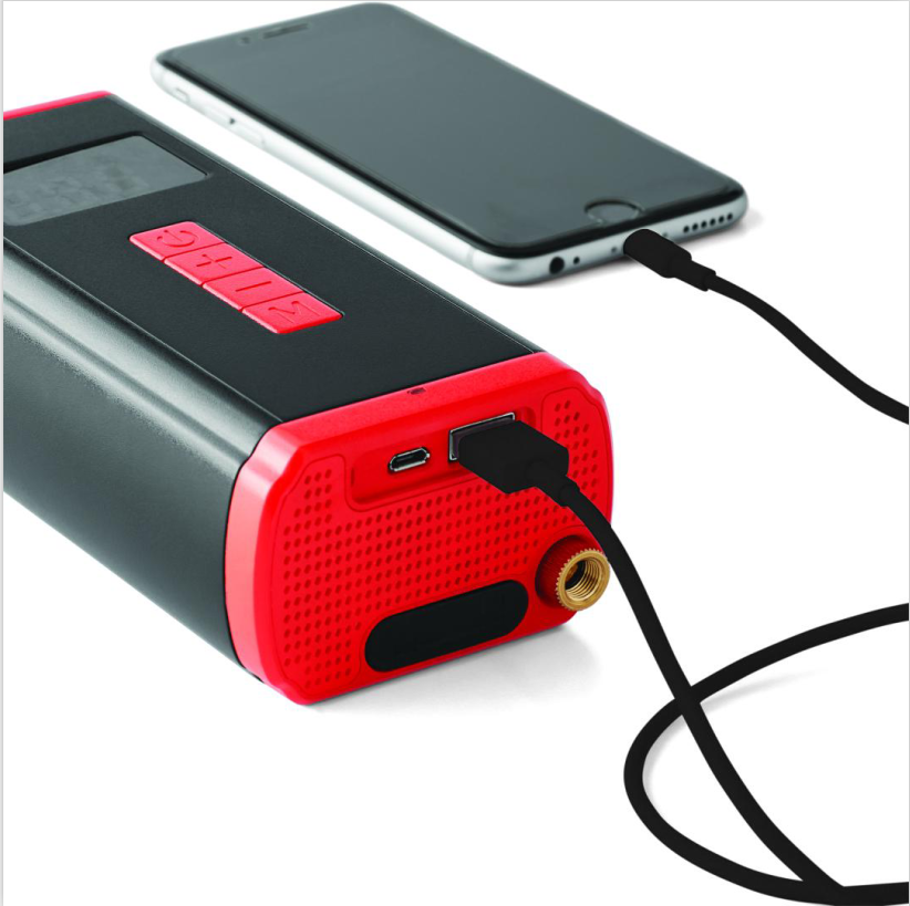 Hyper Tough DC 3.7V Cordless Bicycle Tire Inflator, Rechargeable