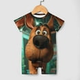 thumbnail image 4 of Scooby Doo Baby Boys Girls Rompers Short Sleeve One Piece Bodysuit Jumpsuits Infant Outfit Clothes 18-24M, 4 of 8