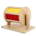 thumbnail image 4 of OULII 1Pack Musical Instruments for Kids Wooden Textile Drum 11.6x5in, 4 of 8