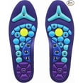 thumbnail image 1 of Acupressure Magnetic Insoles Orthopedic Massage Insoles with Magnetic Technology Shock Absorption Arch Support Helps Blood Circulation and Relieve Fatigue(Blue,L(Men 12-15/women 13-16)), 1 of 5