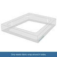 thumbnail image 2 of Box Spring Cover with Smooth and Elastic Woven Material, Alternates for Bed Skirt, King Size Only, Wrinkle & Fading Resistant, Washable, Dustproof, Black, 2 of 4
