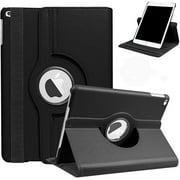 KUTECK For iPad 10.2 Case,iPad 7th Generation Case, 360 Degrees Rotating Stand PU Leather Case for New iPad 10.2 7th Generation 2019 Auto Sleep/Wake Tablet - Black