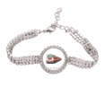 thumbnail image 1 of Viajar a Taiwán tren Pulsera de tobillera de cadena de tenis, joyería de diamantes, 1 of 3