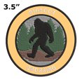 thumbnail image 2 of Bigfoot I've Seen 3.5" Iron On Or Sew On Embroidered Fabric Badge Patch Unexplained Mysteries Iconic Series, 2 of 2