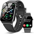 thumbnail image 1 of wonima11 Smart Watch for Men Women Bluetooth Call, 1.85" HD Screen Smartwatch with Heart Rate/Sleep Monitor, Carbon Black, 1 of 1