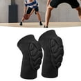 thumbnail image 6 of Slatcetga Knee Pad Polyester Fiber High Elasticity Breathable Anti Collision Protective Knee Brace for Basketball Sports Black, 6 of 8