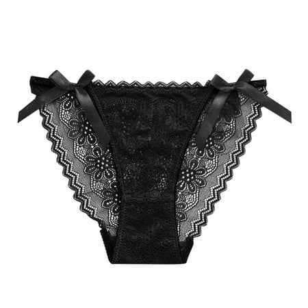 

Lilgiuy WomenLace Underwear Lingerie Thongs Panties Ladies Hollow Out Underwear Underpants 2022 Fall Winter