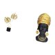 thumbnail image 5 of Figura decorativa de mujer africana para escritorio, armario, interior, chimenea, centro de mesa, resina, decoración creativa para estantes, regalo, 5 of 8