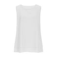 thumbnail image 3 of AherBiu Summer Tank Tops for Women Chiffon Flowy Camisole Tops Crewneck Layered Sleeveless Shirts Blouse, 3 of 7