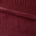 thumbnail image 3 of Woolrich Heated Plush to Berber Blanket, Full, Garnet, 3 of 11