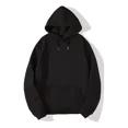 thumbnail image 2 of Sudadera De Hombre Negra Hoodies Forro Térmico Moda, 2 of 6