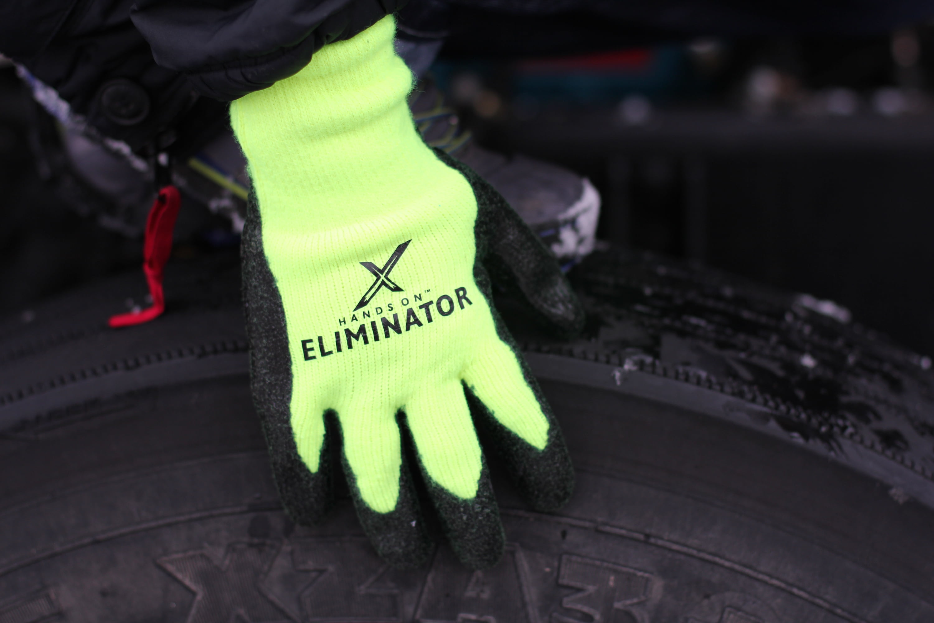 CD9450-XL, Premium Nitrile Coated Gloves, Lined for Warmth, Smooth Finish
