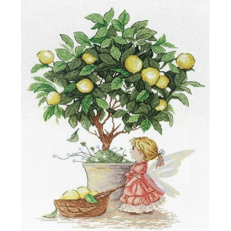 UPC: 4627077366677 | Lemon Fairy SNV-547 Counted Cross-Stitch Kit Lemon Bonsai