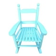 thumbnail image 2 of Child’s Wooden Rocking Chair,Solid Wood Outdoor Kids' Rocking Chairs, Patio Rocking Chair for Living Room,Bedroom,Balconies, Light Blue, 2 of 7