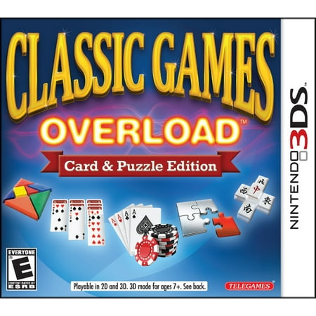 Classic Games Overload: Card & Puzzle Edition - (Best 3ds Classic Games)