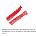 thumbnail image 4 of Uxcell Watermelon Nets 13.78 Inch Hanging Melon Hammocks Reusable Fruit Net Bag for Garden Red 200 Pack, 4 of 6