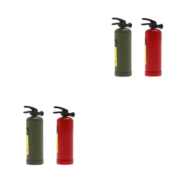 Simulación de Control remoto Vogacara para decoración de coche Axial SCX10 rojo verde 2piezas