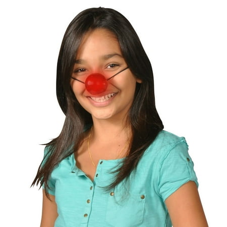 Light Up Rudolph Nose Led Flashing Red Blinking Clown Reindeer Costume Accessory