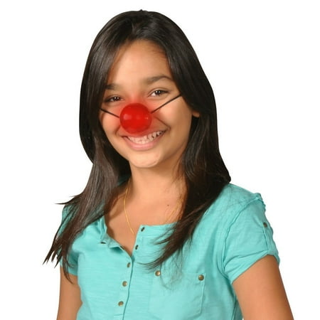 Light Up Rudolph Nose Led Flashing Red Blinking Clown Reindeer Costume