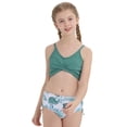 thumbnail image 3 of Ardorlove Girls Swimsuit Bathing Suits Criss Cross Bikini Set Two Piece Kids Teen Girls' Swimwear Bathing Suit 7-16T, 3 of 7