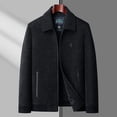 thumbnail image 2 of Autumn/Winter Casual Lapel/Stand Collar Jacket for Men, 2 of 5
