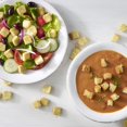thumbnail image 3 of LMHF Premium Croutons | Seasoned | 0.25 Ounce, Pack of 250 | Single Serve | Crunchy Salad Topper, 3 of 3