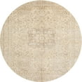 thumbnail image 1 of Ahgly Company Machine Washable Indoor Round Traditional Deep Peach Orange Area Rugs, 3' Round, 1 of 7