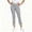 Gray, variant on Nhthy Women's Solid Casual Ankle Length 9/10 Pants, Slim Straight Fit with Side Pockets, Lightweight Daily All Season Trousers Gray L