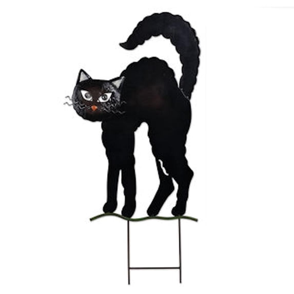 Sunset Vista Designs 068387 - Black Cat Sunset Vista Designs Fall Stake