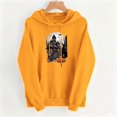 thumbnail image 4 of Halloween Spooky Season Hoodie Women Ghost Sweatshirts | Oversized Ghost Sweater Fall Embroidered Pullover Top Long Sleeve Crewneck Shirts Cute Vintage Graphic Tees, 4 of 5