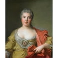thumbnail image 3 of Jean-Marc Nattier 20x24 Black Modern Framed Museum Art Print Titled - Adelaide-Julie Mirleau De Neuville (About 1760), 3 of 5