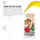 thumbnail image 2 of Ounissouiy Funda para botella de vino de Navidad, manga con cordón, decoración de de comedor, apliques 3D de lino, Santa Claus, muñeco de Kits de decoración para fiestas Llevar, 2 of 6