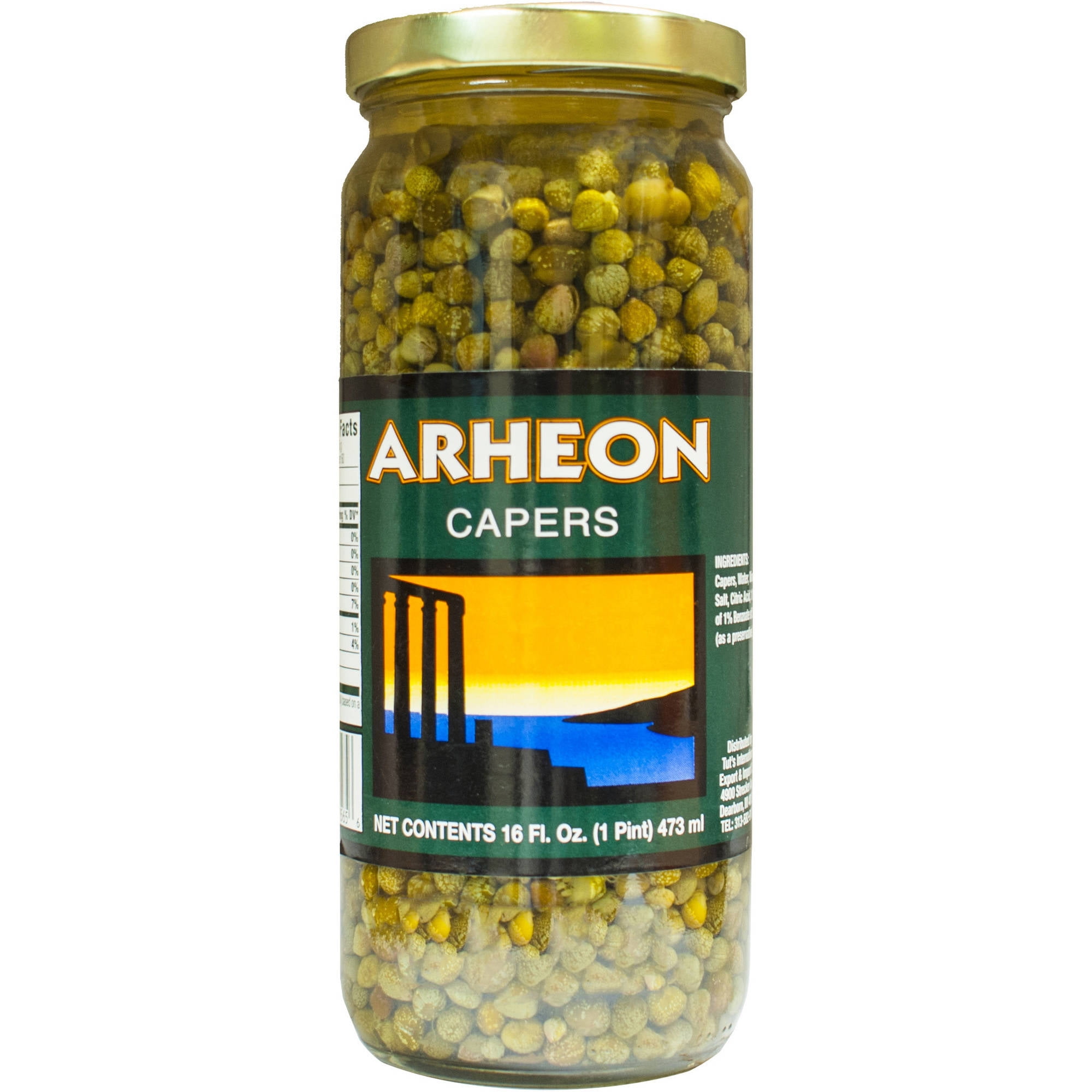 Arheon Capers, 16 oz by TUT'S INTERNATIONAL EXPORT & IMPORT CO