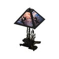 thumbnail image 2 of Meyda 170687 21 in. Ducks in Flight with Lighted Base Table Lamp, Textured Black & Pb, 2 of 6