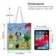 thumbnail image 5 of Tiny Bunch Baby TV Bolso de tela con estampado de lienzo para mujer, bolsa de compras reutilizable y estética, con cremallera interior, regalo para mujer,40*40cm., 5 of 6