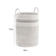 thumbnail image 3 of Cesta de ropa tejida de cuerda | Cesto plegable marrón para ropa | Cesta de almacenamiento duradera de cuerda natural con asas | Organizador transpirable de gran capacidad para ropa, juguetes,, 3 of 4