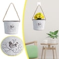 thumbnail image 1 of TIELUTT Metal Flower Pots for Indoor Outdoor Use Decorative Bird Print Design Versatile Container for Home Indoor Flower Pot Stand Set Tall Floor Vase Ceramic Vase Metal Flower Outdoor Shelving Divide, 1 of 7