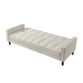 thumbnail image 5 of Posh Living Loft Lyfe Toyah Linen Fabric Convertible Sleeper Sofa in Beige, 5 of 8