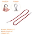 thumbnail image 2 of Unique Bargains Purse Chain Strap, 32' Purse Strap Shoulder Bag Replacement Strap, Red&Silver, 2 of 6