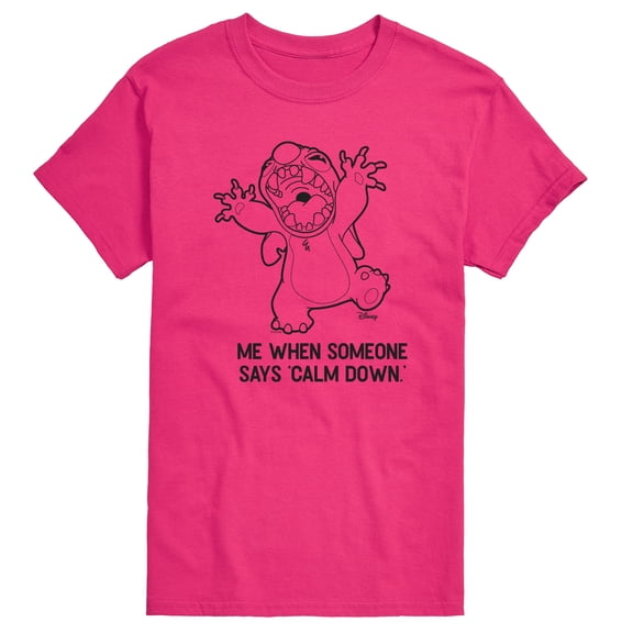Lilo & Stitch - Calm Down - Men's Short Sleeve Graphic T-Shirt